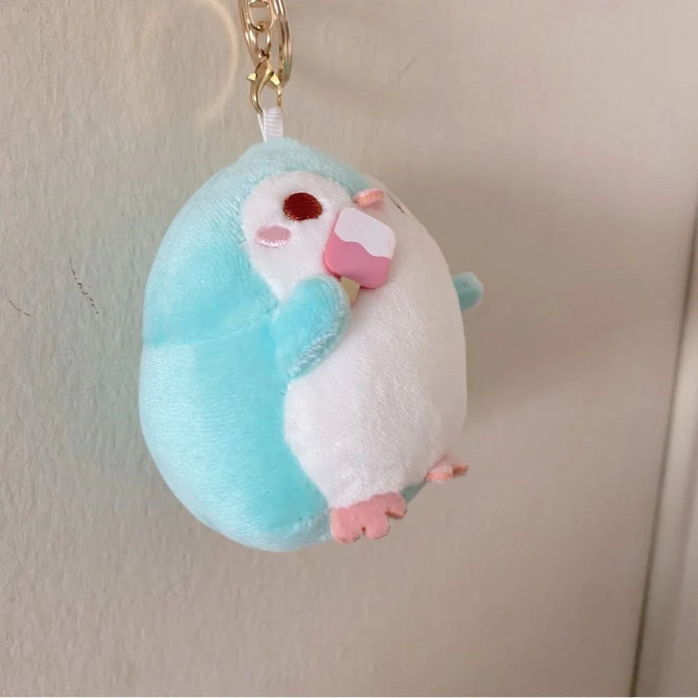 Kawaii Stuffed Penguin Plushie Keychain for Bag or Keys